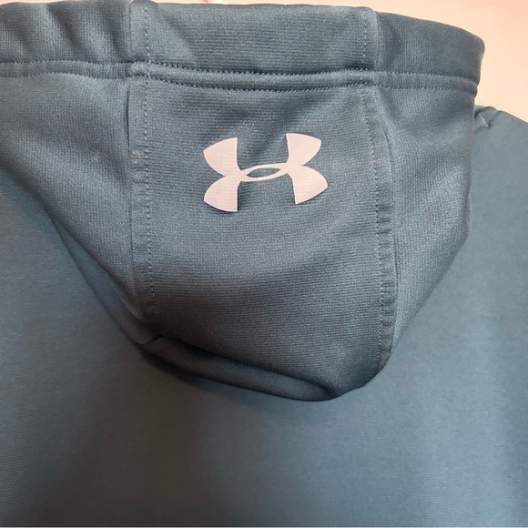 Under Armour | Hoodie | Size Mens L | Dark Blue/Green - Picture 5 of 8